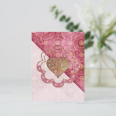 Bohemisch Valentine Whimsey 3D Postkarte (Stehend Vorderseite)