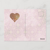 Bohemisch Valentine Whimsey 3D Postkarte (Rückseite)