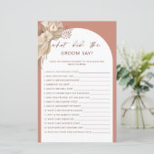 Bohemisch, was der Bräutigam sagte Brautparty (Stehend Vorderseite)