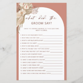 Bohemisch, was der Bräutigam sagte Brautparty