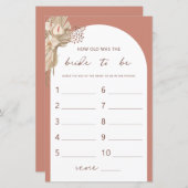 Bohemisch Wie alt war das Brautduschenspiel (Vorne/Hinten)