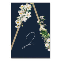 Bohemisch Wood Pyramid White Florals Blue Wedding