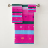 Bohemische Abstrakte Kunst Badhandtuch Set (Insitu)