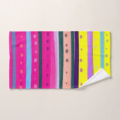 Bohemische Abstrakte Kunst Badhandtuch Set (Handtuch)