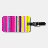 Bohemische Abstrakte Kunst Gepäckanhänger (Vorderseite horizontal)