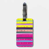 Bohemische Abstrakte Kunst Gepäckanhänger (Rückseite vertikal)