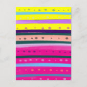 Bohemische Abstrakte Kunst Postkarte (Vorderseite)