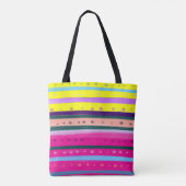 Bohemische Abstrakte Kunst Tasche (Rückseite)