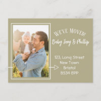 Bohemische Adressenänderung Foto Postkarte