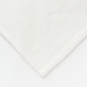 Bohemische Aquarellblume Hirsche und Name Fleecedecke (Ecke)