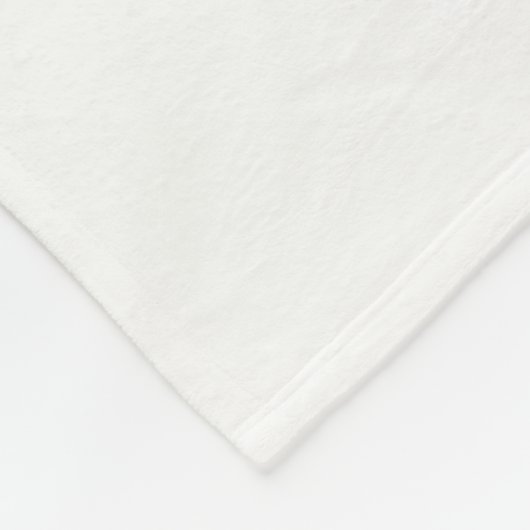 Bohemische Aquarellblume Hirsche und Name Fleecedecke (Ecke)