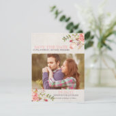 Bohemische Aquarellhaut Save the Date (Stehend Vorderseite)