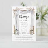 Bohemische Arch-Hochzeit verzögert Ankündigung (Stehend Vorderseite)