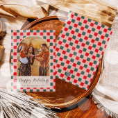 Bohemische Arschfoto Weihnachtsfotokarte Feiertagskarte