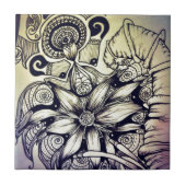 Bohemische Art Fliese (Vorderseite)