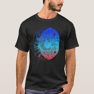 Bohemische Ästhetik Crescent Moon Astronomie Sun A T-Shirt