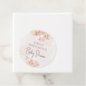 Bohemische Babydusche Pampas Gras Neutral Sprinkle Geschenkanhänger (Beispiel)