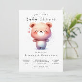 Bohemische Bärendusche Einladung (Stehend Vorderseite)