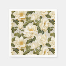 Bohemische beige Blume von Elfenbein