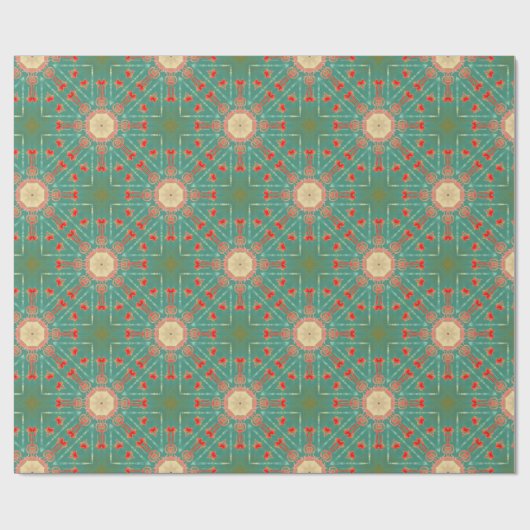 Bohemische bezaubernde geschenkpapier (Flach)