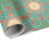 Bohemische bezaubernde geschenkpapier (Rolleneckpunkt)