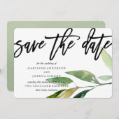 Bohemische Blätter Save the Date Skript (Vorne/Hinten)