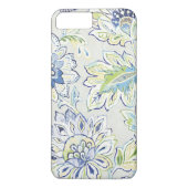Bohemische blaue Blume Case-Mate iPhone Hülle (Rückseite)