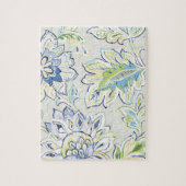 Bohemische blaue Blume Puzzle (Vertikal)