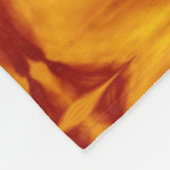 Bohemische Blume 114 Fleecedecke (Ecke)