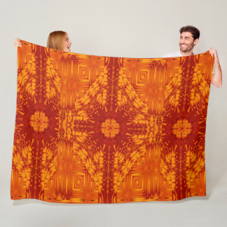 Bohemische Blume 139 Fleecedecke