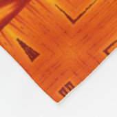 Bohemische Blume 139 Fleecedecke (Ecke)