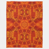 Bohemische Blume 141 Fleecedecke (Vorderseite)