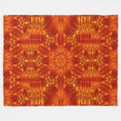 Bohemische Blume 141 Fleecedecke (Vorderseite (Horizontal))