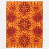 Bohemische Blume 234 Fleecedecke (Vorderseite)