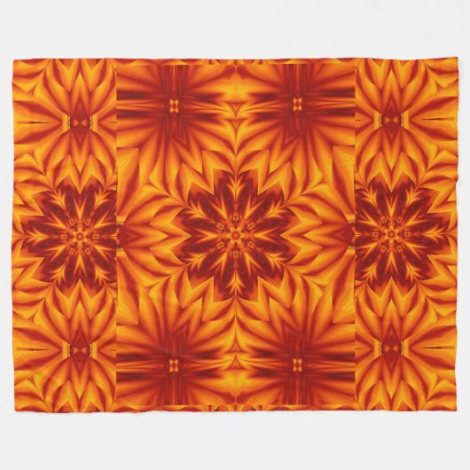 Bohemische Blume 234 Fleecedecke (Vorderseite (Horizontal))