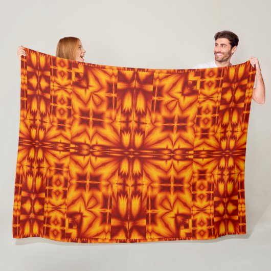 Bohemische Blume 241 Fleecedecke (Beispiel)