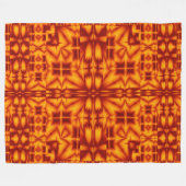 Bohemische Blume 241 Fleecedecke (Vorderseite (Horizontal))