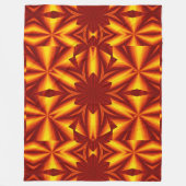 Bohemische Blume 25 Fleecedecke (Vorderseite)