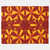 Bohemische Blume 25 Fleecedecke (Vorderseite (Horizontal))
