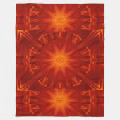 Bohemische Blume 261 Fleecedecke (Vorderseite)