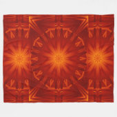 Bohemische Blume 261 Fleecedecke (Vorderseite (Horizontal))