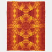 Bohemische Blume 57 Fleecedecke (Vorderseite)