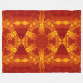 Bohemische Blume 57 Fleecedecke (Vorderseite (Horizontal))