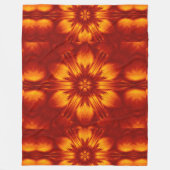 Bohemische Blume 74 Fleecedecke (Vorderseite)