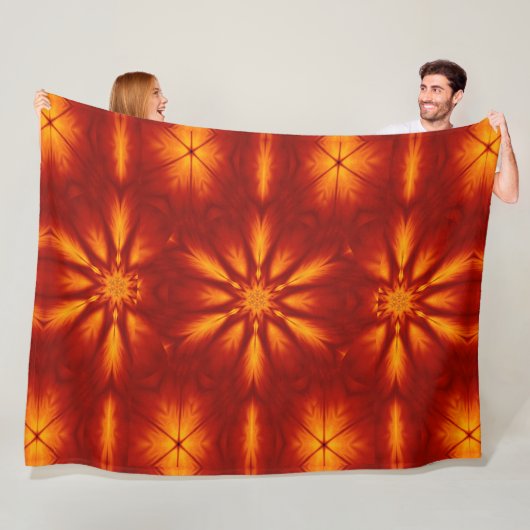 Bohemische Blume 75 Fleecedecke (Beispiel)