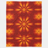 Bohemische Blume 75 Fleecedecke (Vorderseite)