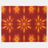 Bohemische Blume 75 Fleecedecke (Vorderseite (Horizontal))