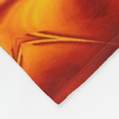 Bohemische Blume 76 Fleecedecke (Ecke)