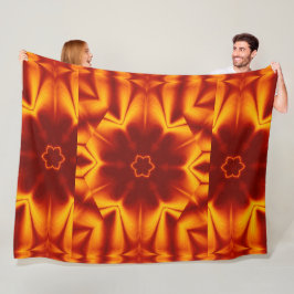 Bohemische Blume 77 Fleecedecke