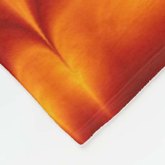 Bohemische Blume 77 Fleecedecke (Ecke)